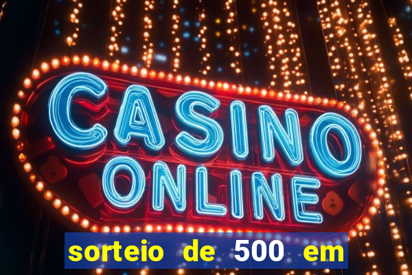 sorteio de 500 em cash toda segunda feira novibet como funciona